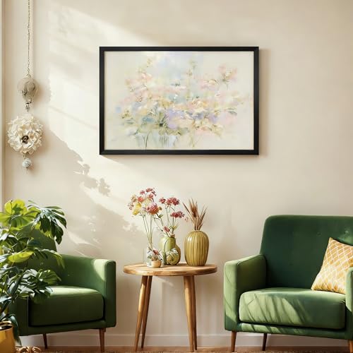 24x36 Metal Poster Frame - Sleek Black Picture Frame for Wall Display