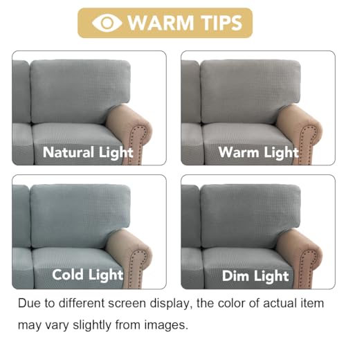 6-Piece High Stretch Sofa Slipcovers Set for 3-Seat Couch