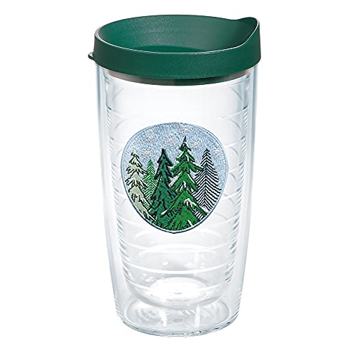 Tervis Spruced Up Christmas Holiday Made in USA Double Walled Insulated Tumbler Travel Cup Keeps Drinks Cold & Hot, 16oz, Classic