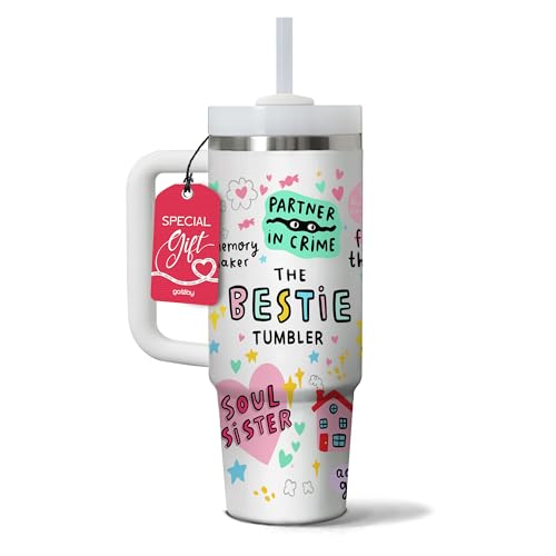 Best Friend 30oz Insulated Stainless Steel Tumbler with Handle