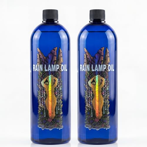 Clear Odorless Rain Lamp Oil - 64 oz High-Viscosity Mineral Oil Fuel