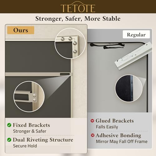 24" x 30" Brushed Nickel Bathroom Vanity Mirror - Beveled Frame