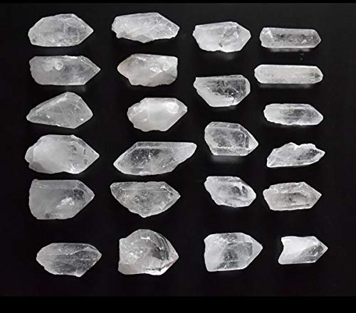 Natural Clear Quartz Crystal Points - 2 Lb Raw Healing Stone Bulk Set