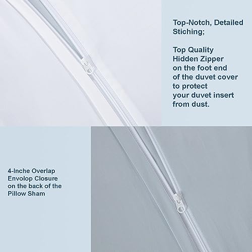 Luxury Long-Staple Cotton Duvet Cover - Twin XL, White