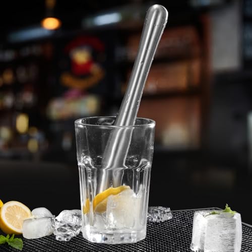 Stainless Steel Cocktail Muddler for Mojitos Old Fashioneds Bar Tools