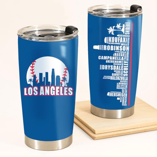 Schian 20oz Stainless Steel Insulated Skyline Tumbler with Lid - Gift for Men & Women