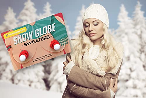 Funny Christmas Chest Warmers for Women - Novelty Holiday Gag Gift