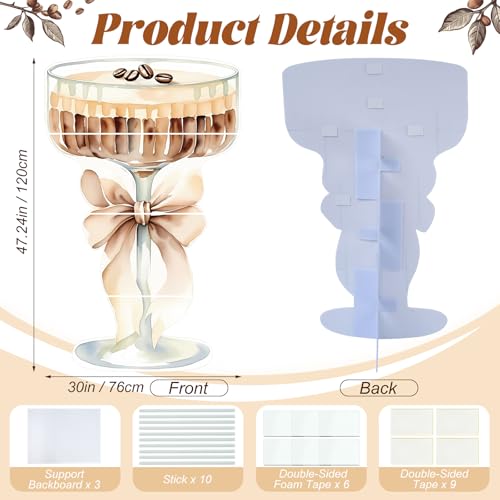 4ft Espresso Martini Cardboard Cutout A Tini Bit Older Birthday Party Decor