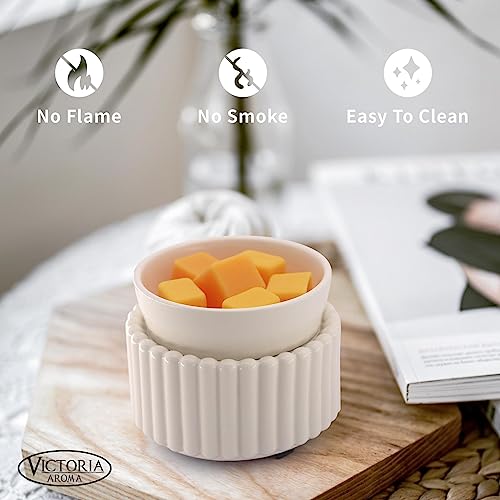 3-in-1 Ceramic Electric Wax Melt Warmer for Scented Wax & Candles