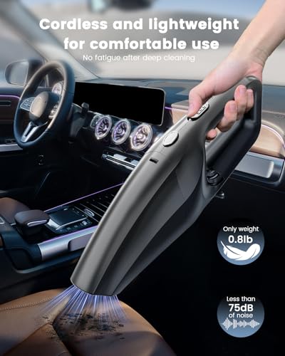 SERVOMASTER Cordless Handheld Car Vacuum Cleaner Mini Portable