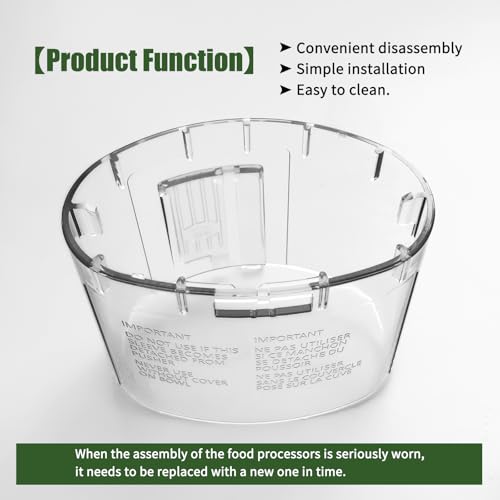 Food Processor Large Pusher and Sleeve Assembly for 11 and 14 Cup Models