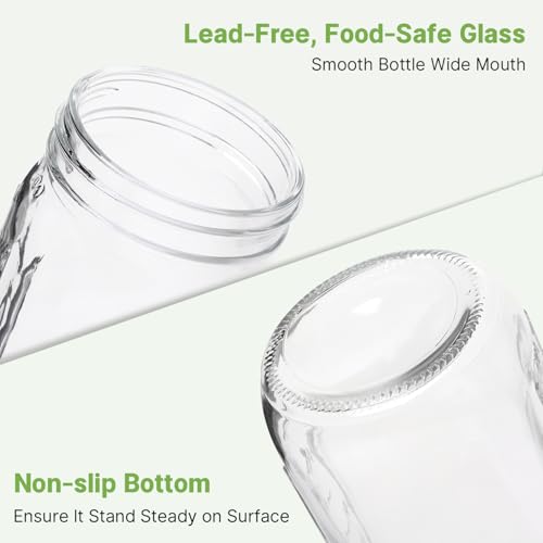 4-Pack Mason Jar Fermentation Kit With 32 Oz Jars And Airlocks