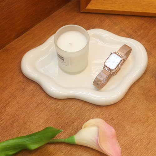 Ceramic Cloud Jewelry Tray Trinket Dish and Key Holder Bowl