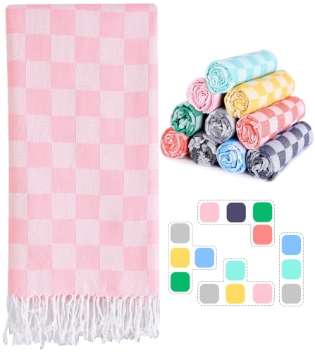 Oversized Turkish Beach Towel, Quick Dry Sand-Free Extra Large Bath Towel