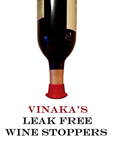 Vinakas 5-Pack Silicone Wine Stoppers - Fun, Witty Wine Gift Set for Men & Women