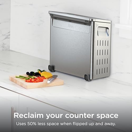8-in-1 Flip-Away Air Fryer Toaster Oven, Stainless Steel Convection Oven