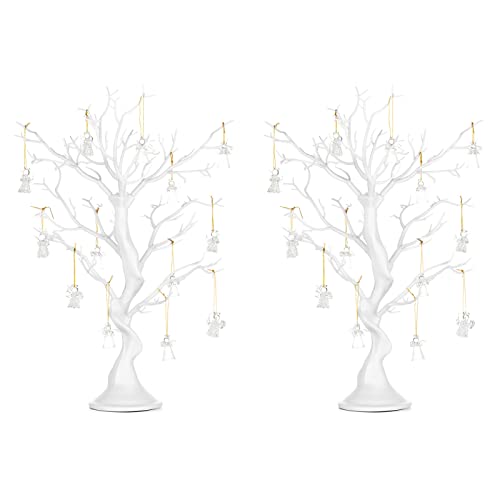 NUPTIO 22.8 Inch Artificial White Christmas Tree Branches - 2 Pack