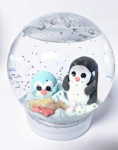 4-Inch DIY Snow Globe Kit - Clear Shatterproof Plastic Water Globe