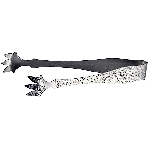 Winco 7-Inch Heavy-Duty Stainless Steel Ice Tongs with 5 Prongs for Commercial Use