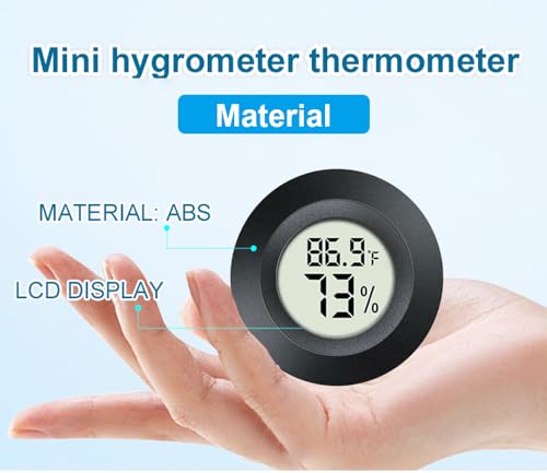 JEDEW 2 Pack Digital Hygrometer Thermometer Indoor Humidity Monitor