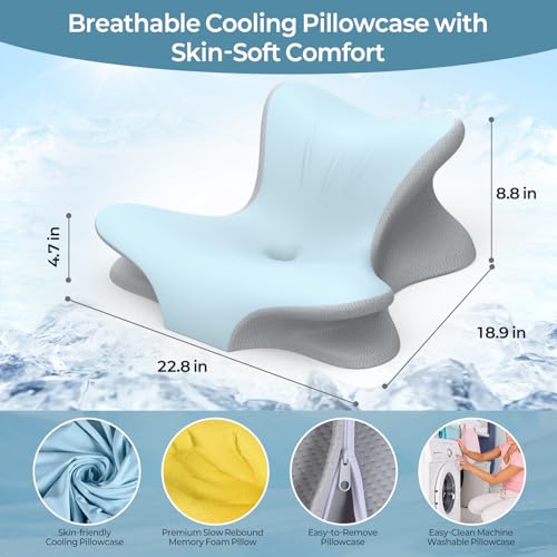 Ergonomic Cervical Neck Pillow for Pain Relief & Support
