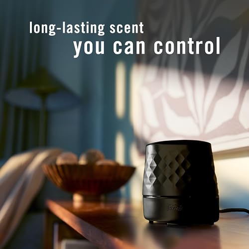 Plug-In Oil Diffuser Air Freshener Starter Kit with Scent Booster - Black