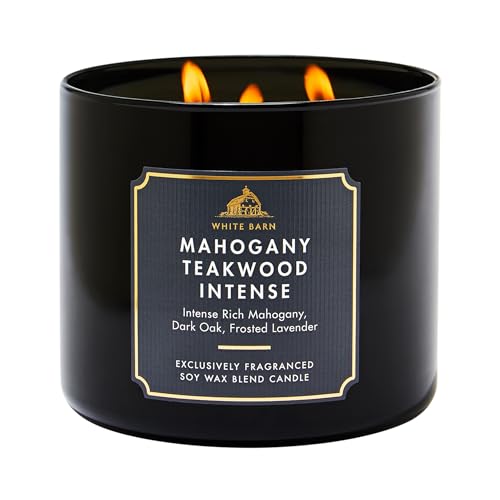 Bath & Body Works Mahogany Teakwood Intense 3-Wick Scented Candle
