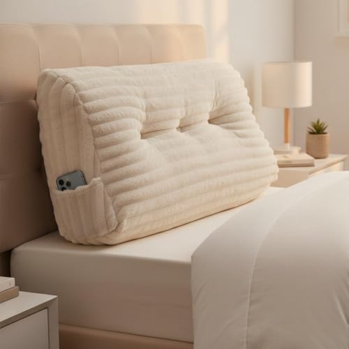Thickened Headboard Pillow with Removable Cover - Twin XL