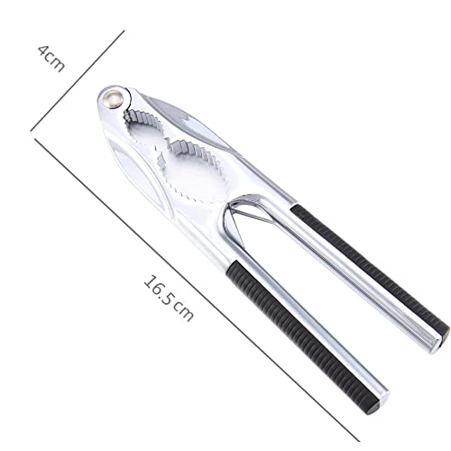LEFJUBAW Black Nut Crackers – Handheld Walnut Pecan Nut Cracker Tool