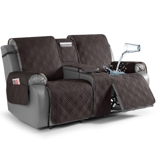 Waterproof Loveseat Recliner Cover with Center Console - 2 Seater