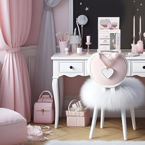 Unicorn Musical Jewelry Box with Spinning Figure and Storage Drawers