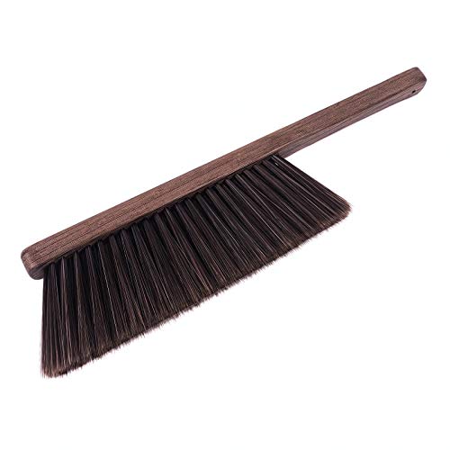 Soft Bristle Hand Broom Dusting Brush with Natural Wooden Handle