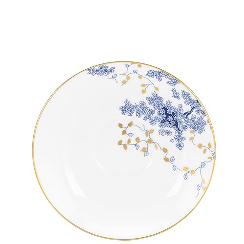 Lenox Garden Grove Tea Saucer - White Bone China with Gold Trim, 834261