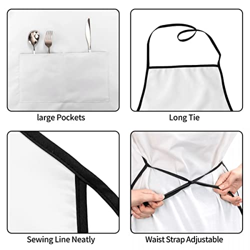 Personalized Apron for Adults – Add Your Photo & Text | Waterproof / Black2