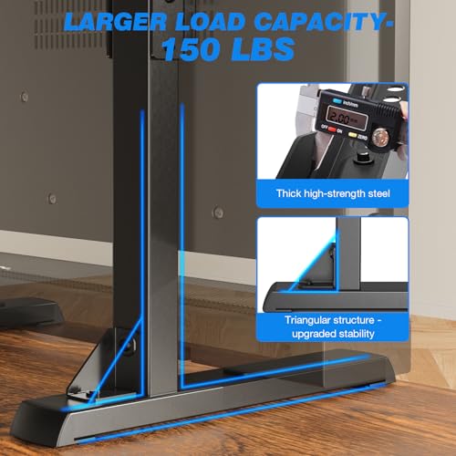 Tabletop TV Stand Legs for 37-90 Inch TVs, Height Adjustable Steel Feet