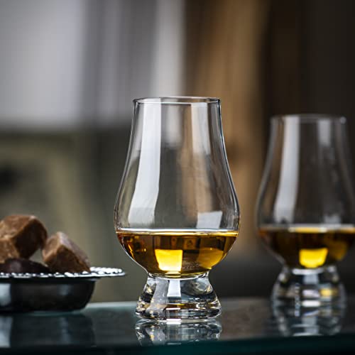 Glencairn Crystal Whiskey Glass Set of 6 - Premium Scotch, Bourbon, Brandy Glasses