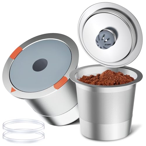 Reusable Stainless Steel K-Cup Coffee Pods - Universal Fit (2-Pack)