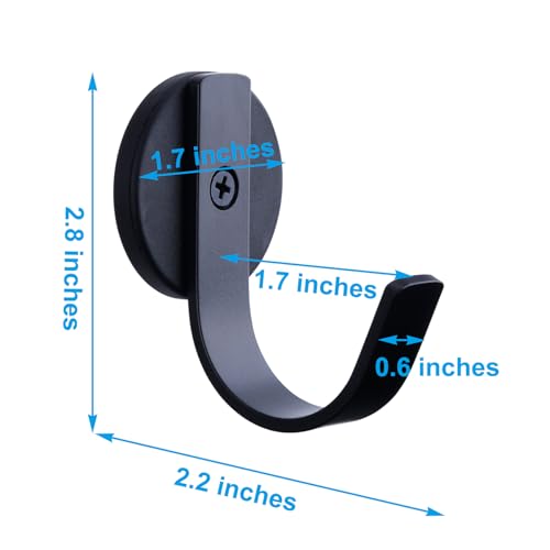 Strong Magnetic Wreath Hanger for Metal Doors - Anti-Scratch Hook Holder
