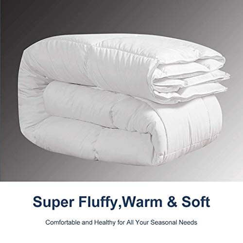 Queen Duvet Insert - 400GSM Down Alternative Winter Comforter, 90x90