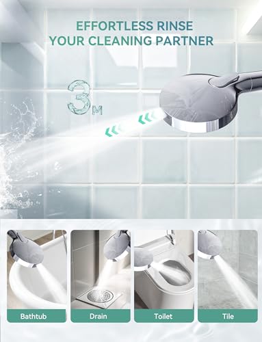 Magichome Filtered Handheld Shower Head with 10 Spray Modes & Hose
