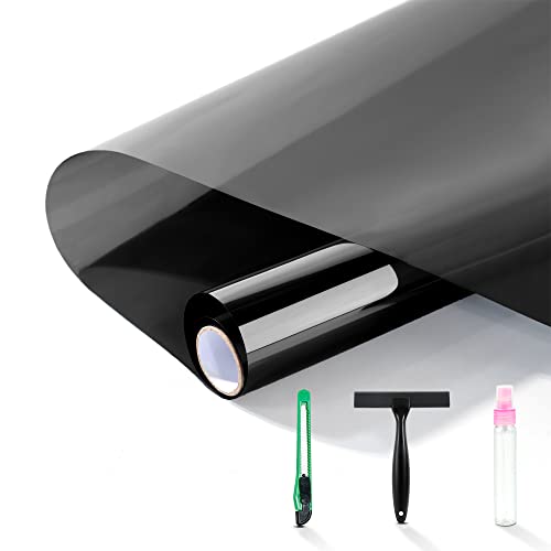 One-Way Window Privacy Film Kit, 17.5" x 78.7", UV Blocking