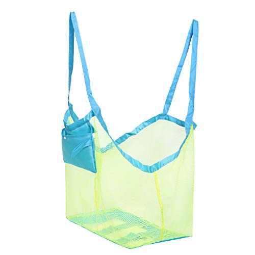 Large Mesh Beach Bag for Toys - Foldable Sand-Filtering Tote for Kids