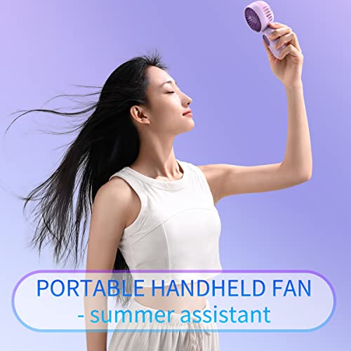 Mini Portable Handheld Fan 3 Pack USB Rechargeable Battery Operated Small