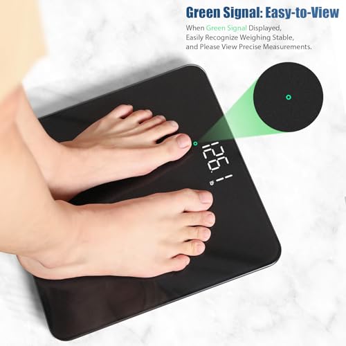 Vitafit Digital Bathroom Scale for Body Weight, 400lb Capacity LED Display