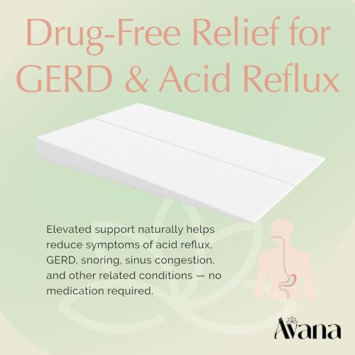 5-Inch Mattress Elevator for Acid Reflux & Snoring Relief - Queen Size
