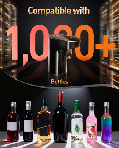 5-in-1 Black Wine Aerator and Liquor Dispenser with Pourer - Redsack