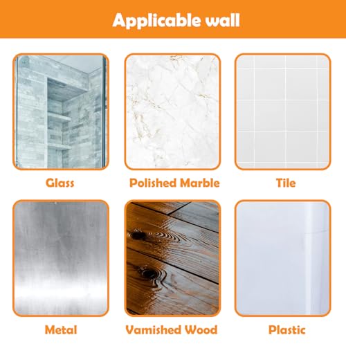 18-Pack Clear Acrylic Vinyl Record Wall Mounts - Self-Adhesive Display Shelf