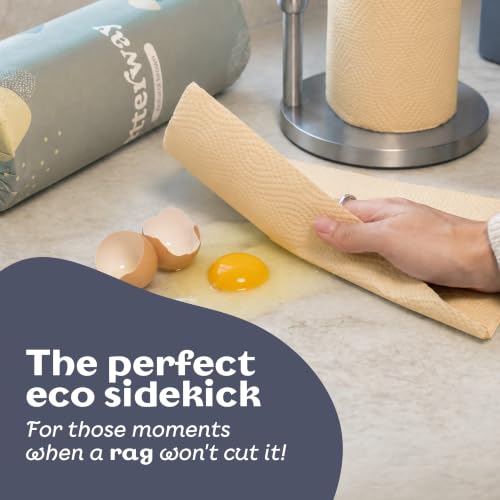 Natural Bamboo Paper Towels - 8 Rolls, 2-Ply Select-a-Size Sheets