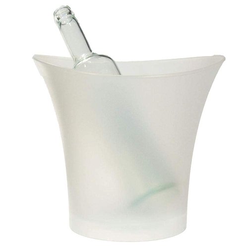 PeSandy LED Ice Bucket, 5L Large Capacity Wine Ice Bucket Drink Containers with Multi Colors Changing for Party/Home/Bar, Waterproof Champagne Retro Wine Drink Beer Beverage (2PCS, Battery Powered)