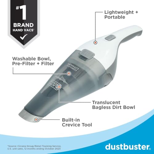 BLACK+DECKER Cordless Handheld Dustbuster Vacuum HNVC215B10